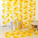 thumbnail image 2 of Decoración de hojas de Ginkgo simuladas, hojas falsas, ramas de plástico, flores de seda, hojas de Banyan, hojas de Ginkgo blancas y amarillas (5 enredaderas de hojas de Ginkgo pegadas), 2 of 4