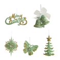 thumbnail image 1 of 5 piezas de adornos navideños, decoración navideña, colgantes con dijes, decoraciones navideñas para porche, interior, festival, celebración, patio, 1 of 7