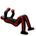 thumbnail image 3 of Bestzo MMA Jiu Jitsu Judo Sac de Frappe Grappin Position Assise Rouge & Noir, 3 of 3