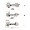 thumbnail image 4 of MOMOJIA Portable Radius- Fillet-Gauge Set Metal Concave Convex Arc Measuring Tools, 4 of 8