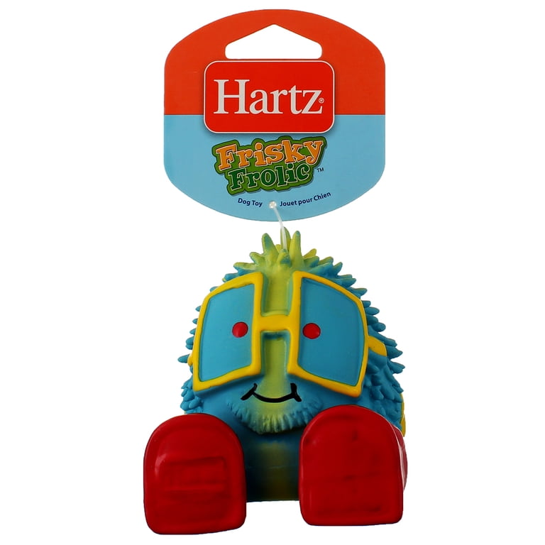 Hartz Frisky Frolic Assorted Dog Toy, Pack of 3, Latex, Textured