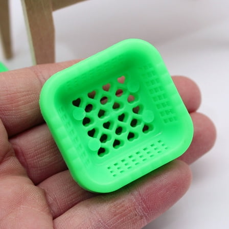 Hytrove 30pcs Miniature Basket For Dollhouse Realistic Craft Baskets Shapes For Scale Models Miniature Scenes