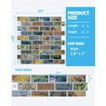 thumbnail image 2 of Art3d Backsplash Peel N Stick Tiles Kitchen / Bathroom Backsplash Tiles 12" x 12" Pack of 6, 2 of 11