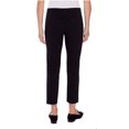 thumbnail image 2 of Mario Serrani Italy Women's Comfort Stretch Slim Fit Pants (14x30, Solid Black), 2 of 2