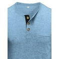 thumbnail image 6 of Frontwalk Pullover Tops for Men Casual Long Sleeve Crew Neck Henley Shirts Classic Fit Solid Color Pullover T-Shirts with Pocket, 6 of 6