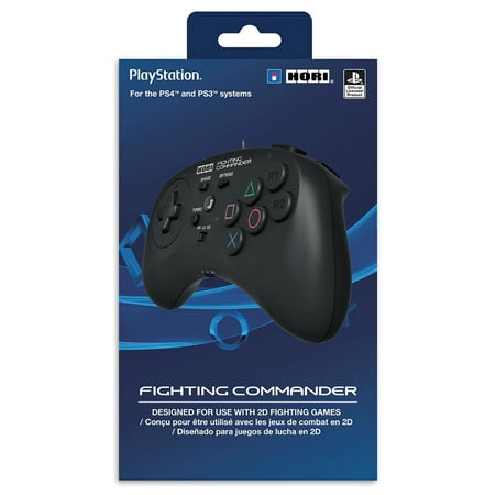 HORI - Black,PlayStation 3,PlayStation 4,and PC,Fighting Commander,Video Game Controller