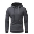 thumbnail image 1 of Fo Sweat à Capuche Classique Matelassé à Motif Carré pour Hommes (Darkray, 2TG), 1 of 10