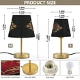 thumbnail image 4 of Adjustable 3-Color Light Desk Light Vintage Bronze Table Lamp For Bedroom Office Living Room Heart-shaped Emblem, 4 of 9