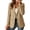 16#Khaki, variant on Womens Solid Color Lapel Collar Blazer Business Work Casual Long Sleeve Jacket for Office Daily Wear Professional Turquoise 2XL
