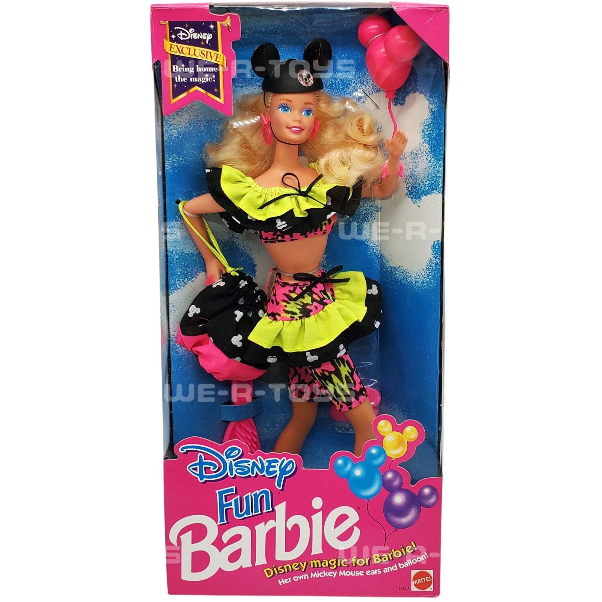 Barbie Disney Fun Exclusive Doll 1992 Mattel 10247 - Walmart.com