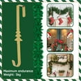 thumbnail image 5 of Sturdy Metal Over Door Wreath Hanger, 15in for Front Doors, 22lb Capacity, Fits up to 2in, Christmas & Seasonal Decor, 5 of 5
