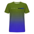 thumbnail image 5 of Wavsuf Graphic T Shirts Men Tees Short Sleeve Fashionable Button T Shirt Army Green Size L, 5 of 6