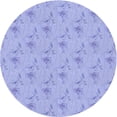 thumbnail image 1 of Ahgly Company Tapis Rond Lavable en Machine Intérieur Transitionnel Bleu Ciel, 3 Pieds Rond, 1 of 7