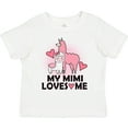 thumbnail image 3 of Inktastic My Mimi Loves Me Llama Girls Toddler T-Shirt, 3 of 5