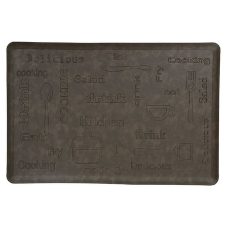 

Kitchen Embossed Anti Fatigue Mat 20 in. X 30 in. Brown
