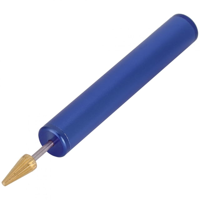 Faux Leather Edge Dyeing Pen Handheld Edge Printing Roller Applicator Tool Dark Blue
