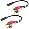 thumbnail image 3 of Cable de audio con conector en Y, audio hembra de 3,5 mm a 2 RCA macho, 3 of 6