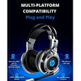 thumbnail image 6 of HP Wired Stereo Gaming Headset with mic, for PS4, Xbox One, Nintendo Switch, PC, Mac, Laptop, Over Ear Headphones PS4 Headset Xbox One Headset and LED Light, 6 of 7