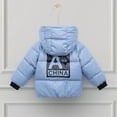 thumbnail image 5 of Kids Girl Boy Hoodie Coat Toddler Warm Shiny Puffer Jacket Snowsuits 2-8T, 5 of 8