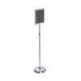 thumbnail image 3 of 8.5"W x 11"H Two-Sided Slide-In Floor Stand on Chrome Base, 3 of 4