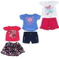 thumbnail image 5 of Pink Butterfly Closet Doll Clothes - 6 Pieces Mix and Match Outfits, 5 of 6