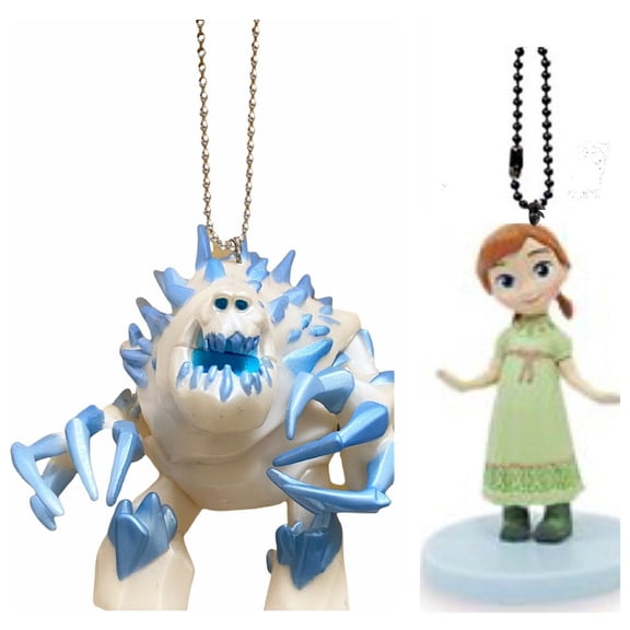 Frozen Marshmallow & Baby Toddler Anna Keychain Dangler Ornament Figure Disney
