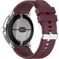 thumbnail image 2 of Tianle Compatible with Google Pixel Watch 2 Watch Bands, Quick Release Silicone Replacement Bands Straps Wristbands Fit for Google Pixel Watch 2/Pixel Watch 1 Smartwatch, Wine Red, 2 of 5