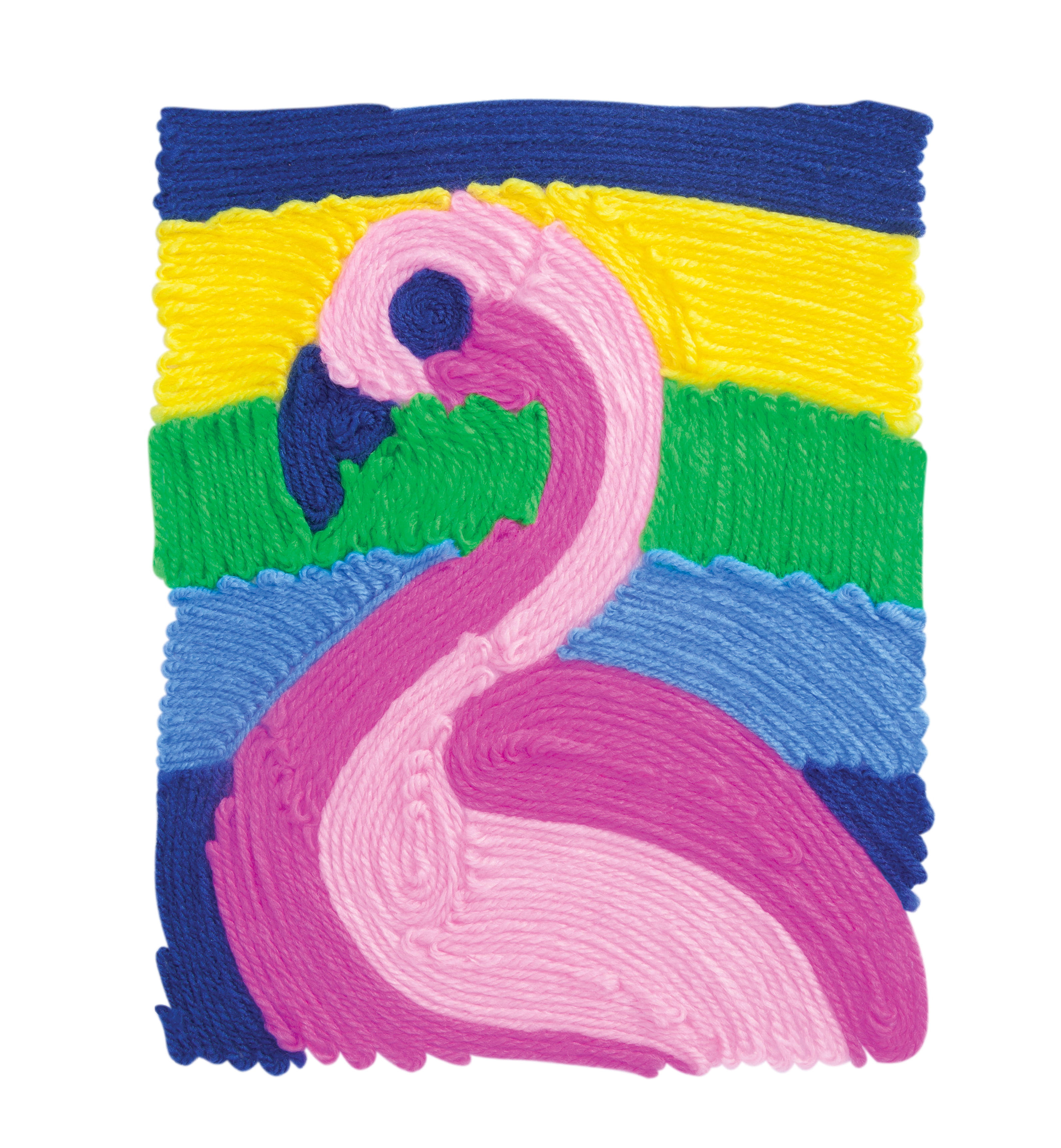 Girls Coloring Kit Flamingo Crayon Roll Toddler Art Set 