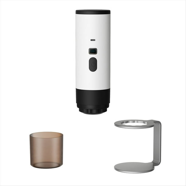 Cafetera Expreso Portátil Inalámbrica, Eléctrica, para Coche y Casa, para Acampar, con Cápsulas y Polvo para Viajes.
