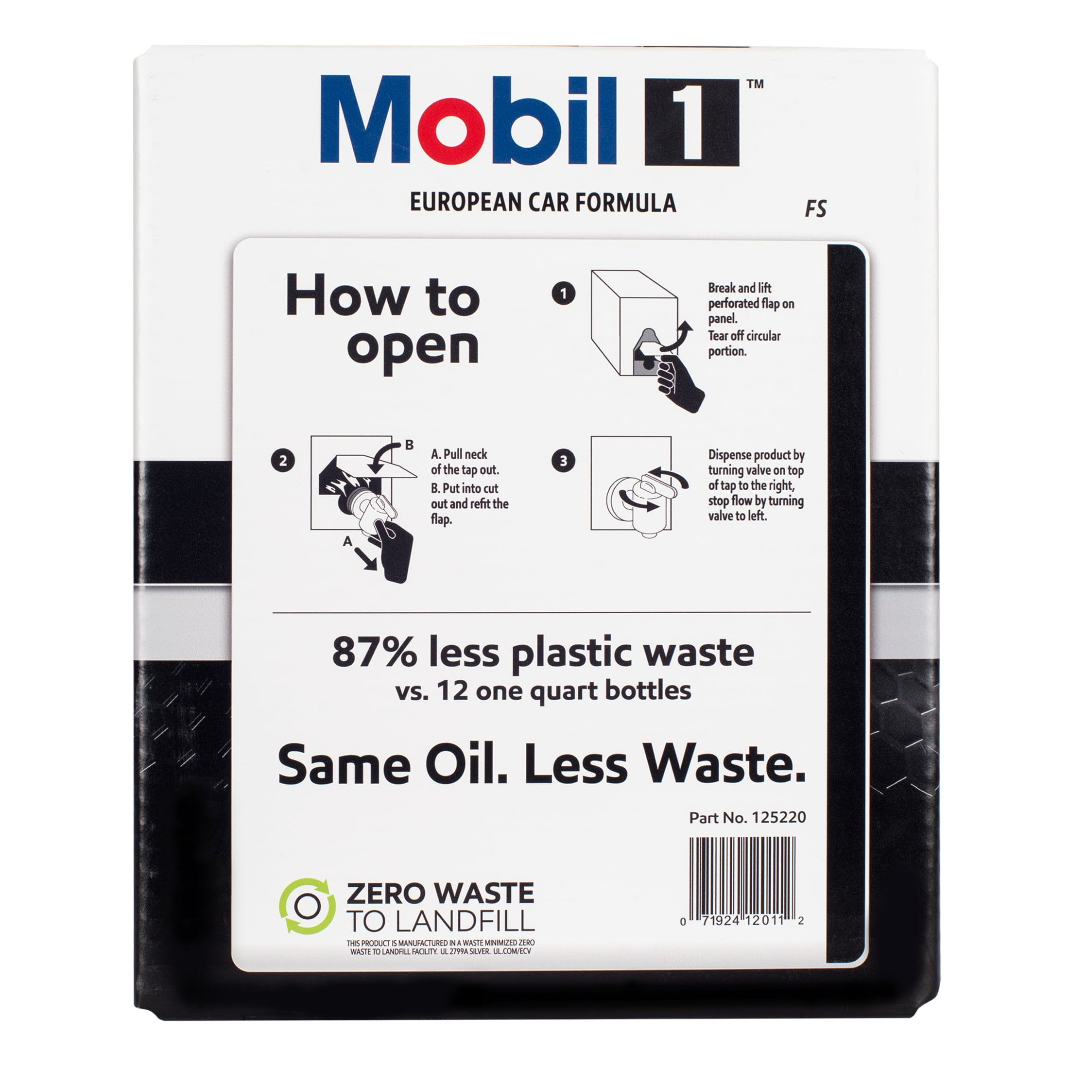 Mobil 1 FS European Car Formula Full Synthetic Motor Oil 0W-40, 12 Quart