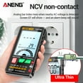thumbnail image 4 of ANENG 616 Smart Digital Multimeter Auto 6,000 Counts NCV Universal Meter True RMS Handheld Multifunctional Tester Voltmeter Ammeter with Backlight Flashlight ACDC Voltage & Current Resistan, 4 of 7