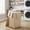 Summer Sand, variant on Foldable Laundry Hamper with Removable Liner & Lid, 17.2 Gallon (65L) Synthetic Rattan Basket, Handles, Space-Saving for Bedroom，Bathroom, Cloud White
