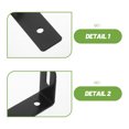 thumbnail image 3 of unbranded Accesorio Negro Para Carrito De Golf Soporte Metálico Para Botella De Arena Con Fijación Segura Y Estable, 3 of 8
