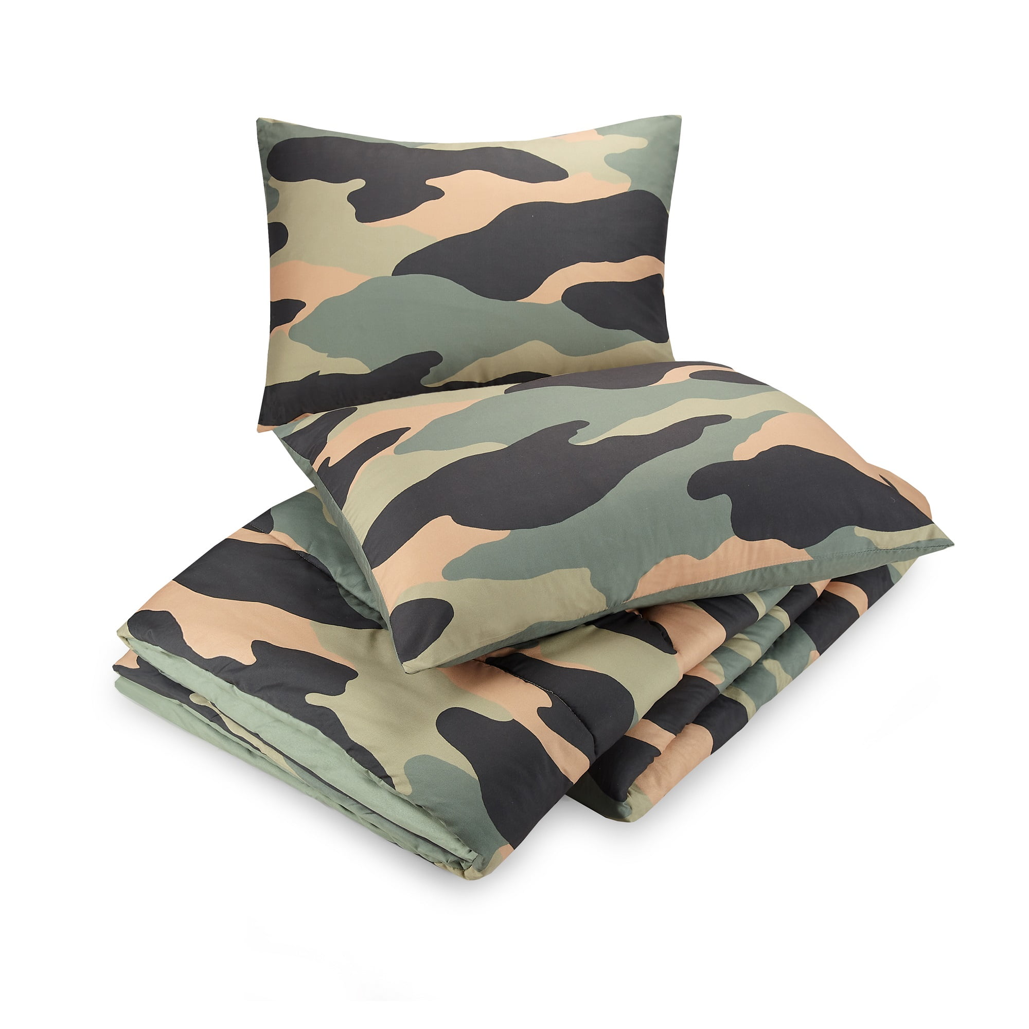 Urban Playground Kids Camouflage Green 2-Piece Comforter Set, Twin