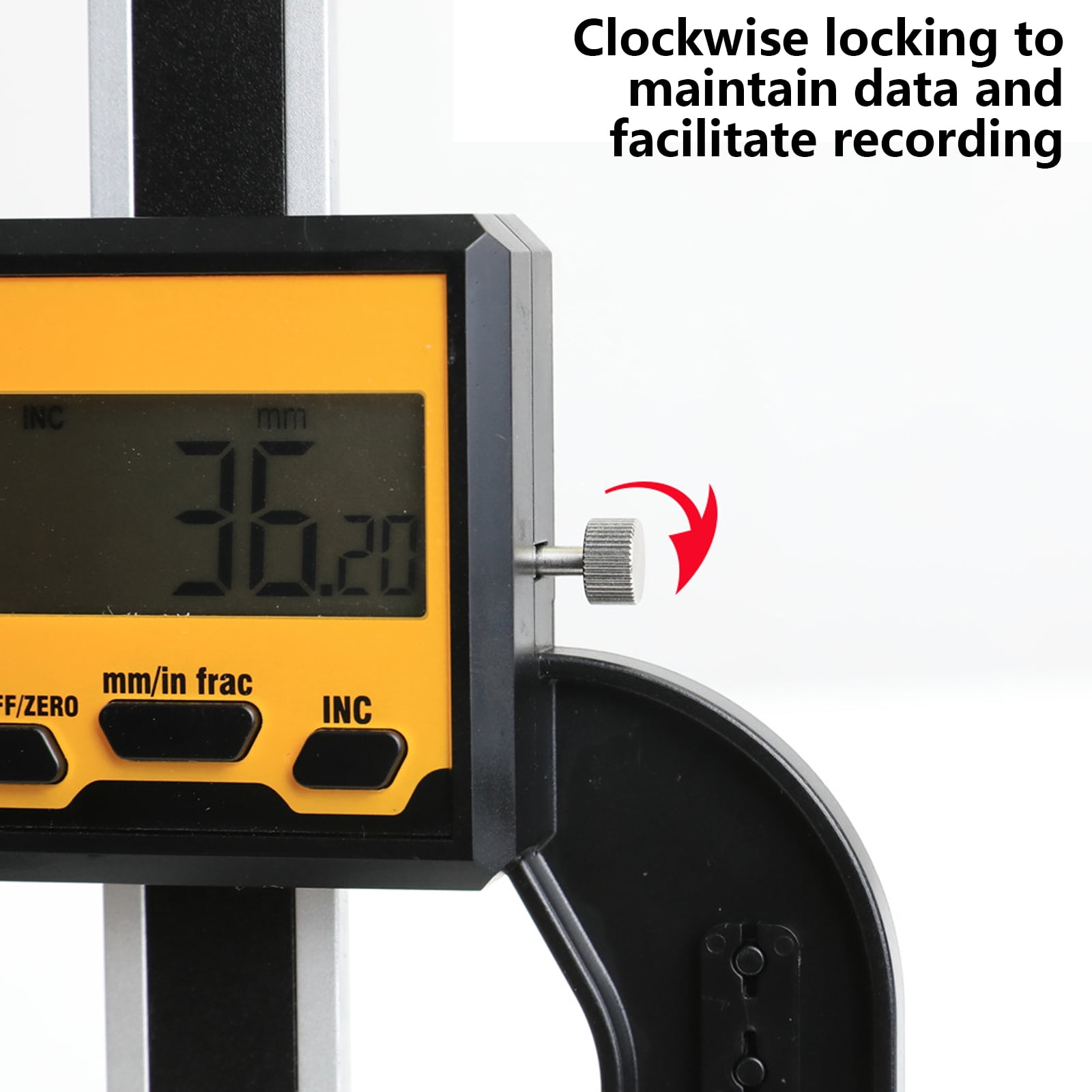 Automatic Shutoff Digital Depth Measuring Instrument With Fixation Suitable For DIYer Projects Professional Use