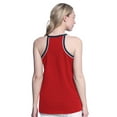 thumbnail image 2 of Women's G-III 4Her by Carl Banks Red St. Louis Cardinals Curveball Racerback Tank Top, 2 of 2