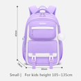thumbnail image 1 of Chinllo Kids Large Capacity Girls School Bag Three-piece Bag Handbag Pencil Case Student Teens Backpack 0428, 1 of 4