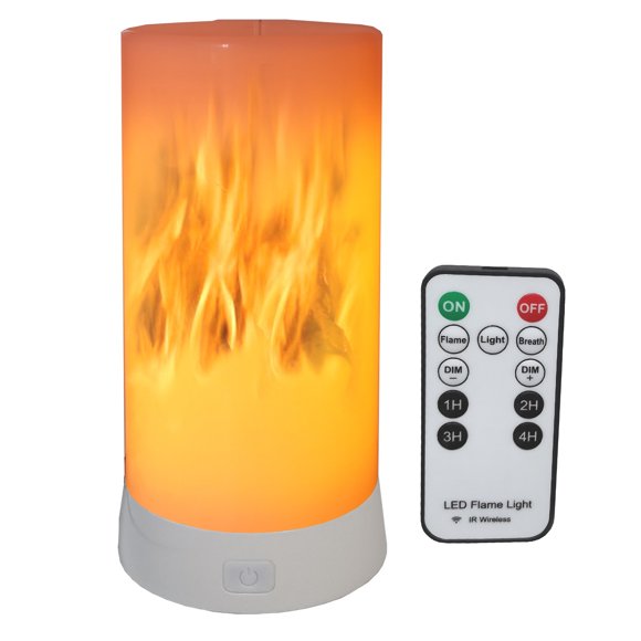 WELESHEI A Mené la Lampe de Lanterne d'Effet de Flamme Usb Rechargeable Bougie Sans Flamme 4 Modes à Distance Clignotante Flamme Effet Humeur Lumière Sans Flamme pour Holdiday Halloween Décoration de Noël Cadeau d'Anniversaire