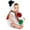 b-White, variant on Toddler Christmas Snowman Warm Plush Cute Hoodied Romper with Scarf Baby Girl Winter Clothes for 3-6 Months