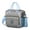 Sky-blue-13, variant on Vibrant Indian Tribal Lunch Tote - Large Leakproof Insulated Cooler Bag with Multi-Pocket Storage, Ideal for Travel & Outdoor Activities