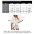 thumbnail image 2 of Summer Tops for Women Chiffon Womens Tops Flared Sleeve Going Out Tops Alsol Lamesa, 2 of 2