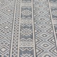 thumbnail image 3 of Hayweld Lagoon Blue and Beige Woven Area Rug, 3 of 7