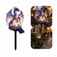 thumbnail image 2 of 2026 Dragon Solar Garden Light, Crystal Glowing Fantasy Outdoor Decor, Great Gift for Dragon Lovers and Fantasy Garden Enthusiasts, 2 of 7