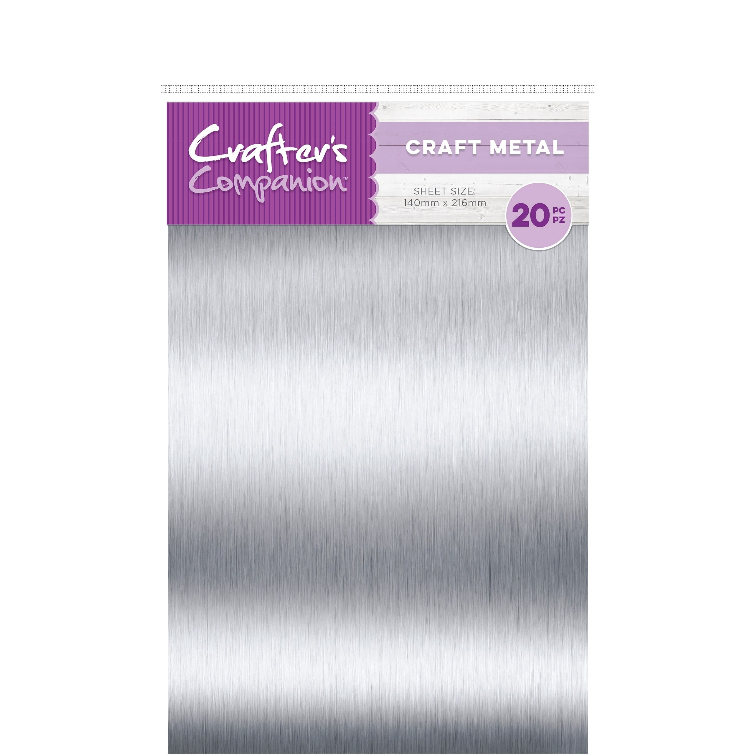 Crafter's Companion Craft Material Pack 20/Pkg Thin Metal Sheets 