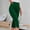 Green, variant on Admvng Womens Capri Pants Casual Summer Stretch Pants Bottom Slits Design with Buttons Trim S-3XL