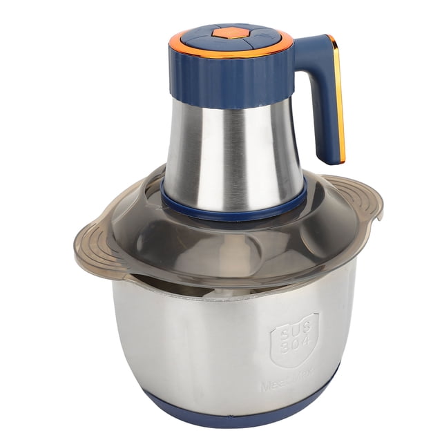 Picadora Eléctrica de Alimentos de 500 W, Procesador de Alimentos Multifuncional de Acero inoxidable de 5 l para Carne y Verduras, Potencia Excepcional y Capacidad de