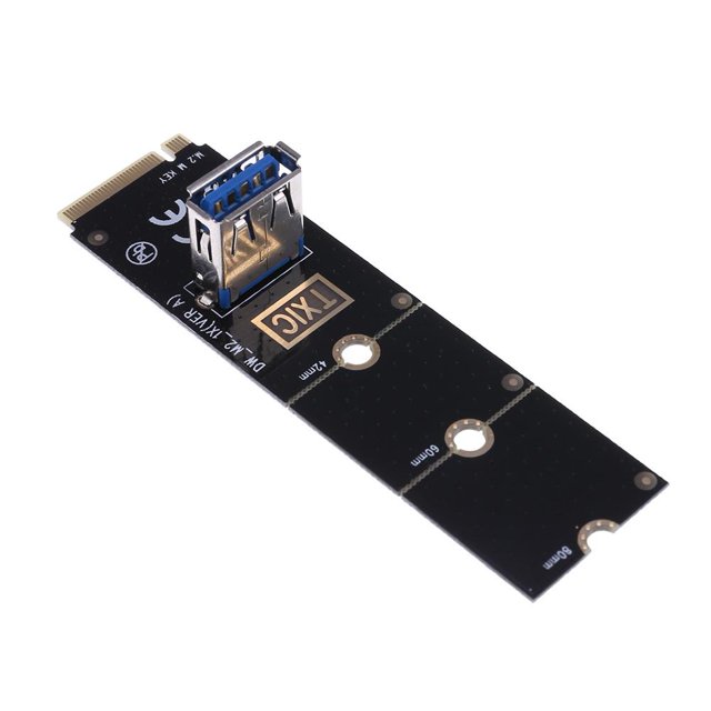 Tmvgtek Adaptador Convertidor De Puerto M.2/Ngff A Usb 3,0, Tarjeta Gráfica, Tarjeta Extensora De Cable