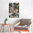thumbnail image 6 of Custom Canvas Prints Green Brown Coffee Inspiration Personalized Photo Image Collage DIY Framed Kit Wall Art Picture Room Decor 16x20 inch, 6 of 7