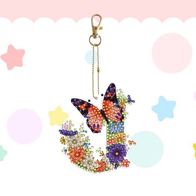DIY Diamond Art Keyrings formas especiales de doble cara para niños adultos fiesta en casa Hugtrwg Para estrenar