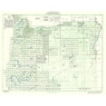 thumbnail image 2 of USGS 18x15 Gold Ornate Wood Framed with Double Matting Museum Art Print Titled - Oregon - USGS 1965, 2 of 4